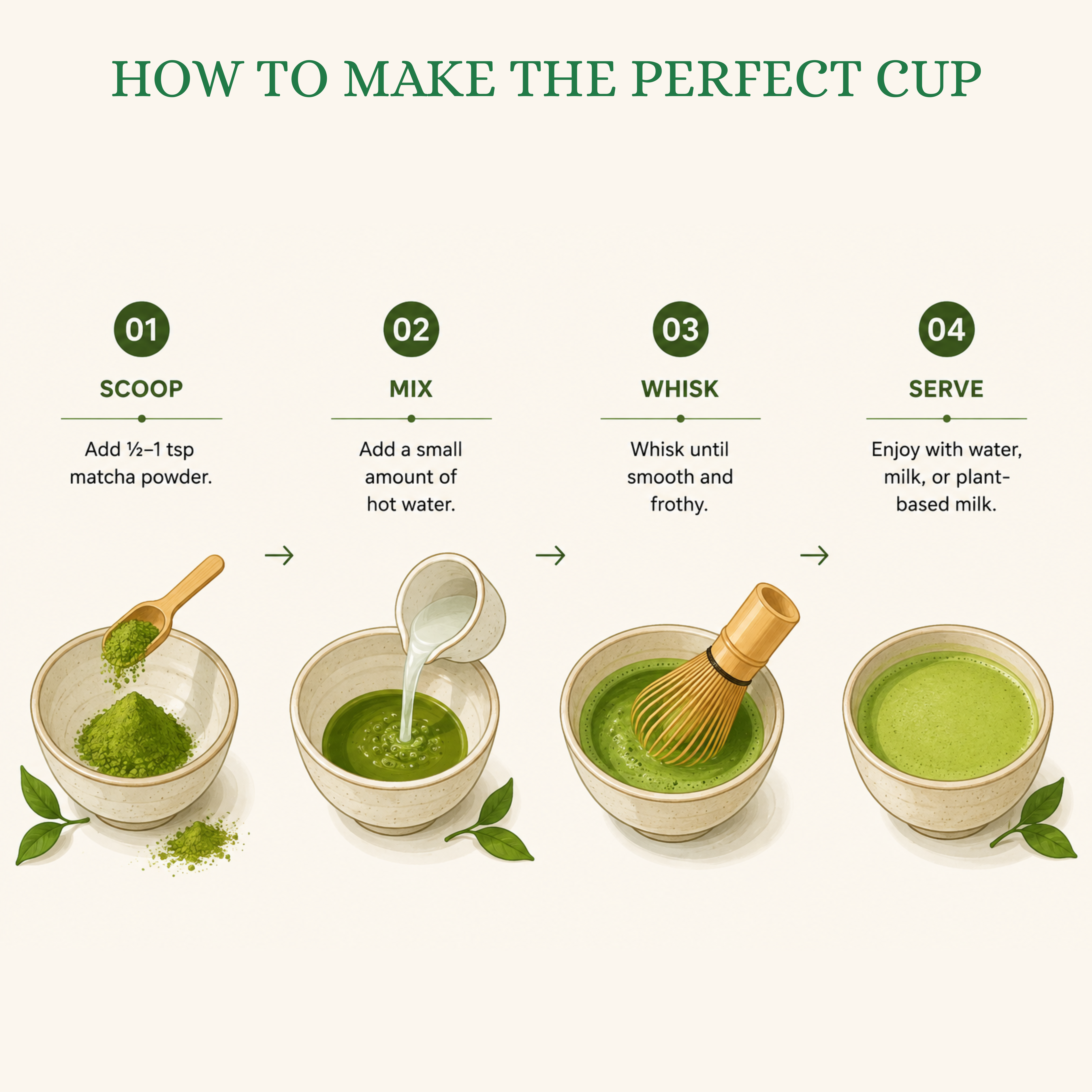 Japanese Matcha Green Tea Powder 100g |  Rich, Earthy Flavor