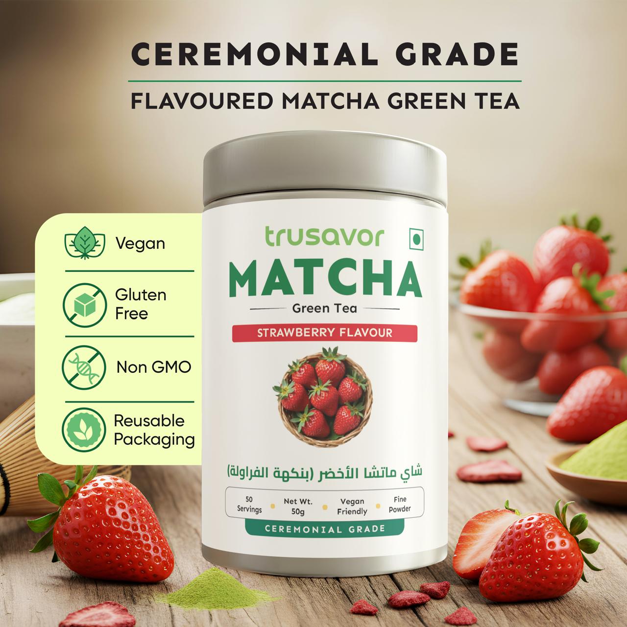 Strawberry Matcha 50 Gram Jar