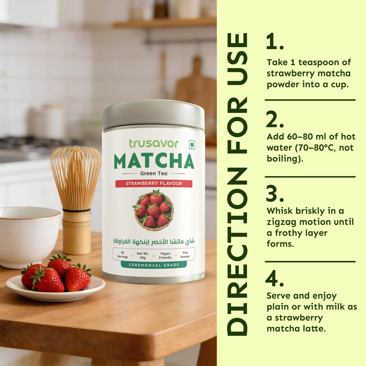 Strawberry Matcha 50 Gram Jar