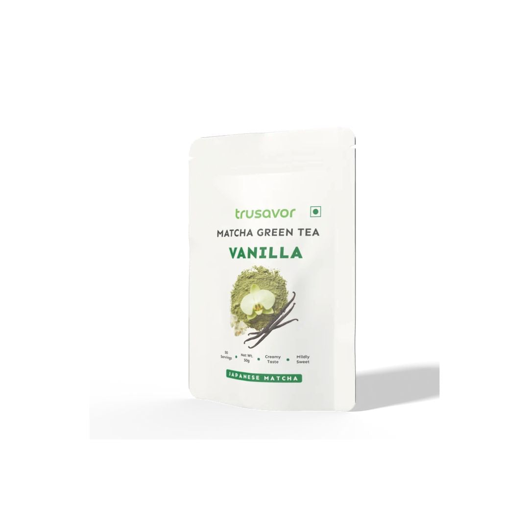Vanilla Matcha Powder 50g | for Lattes, Smoothies & Iced Drinks