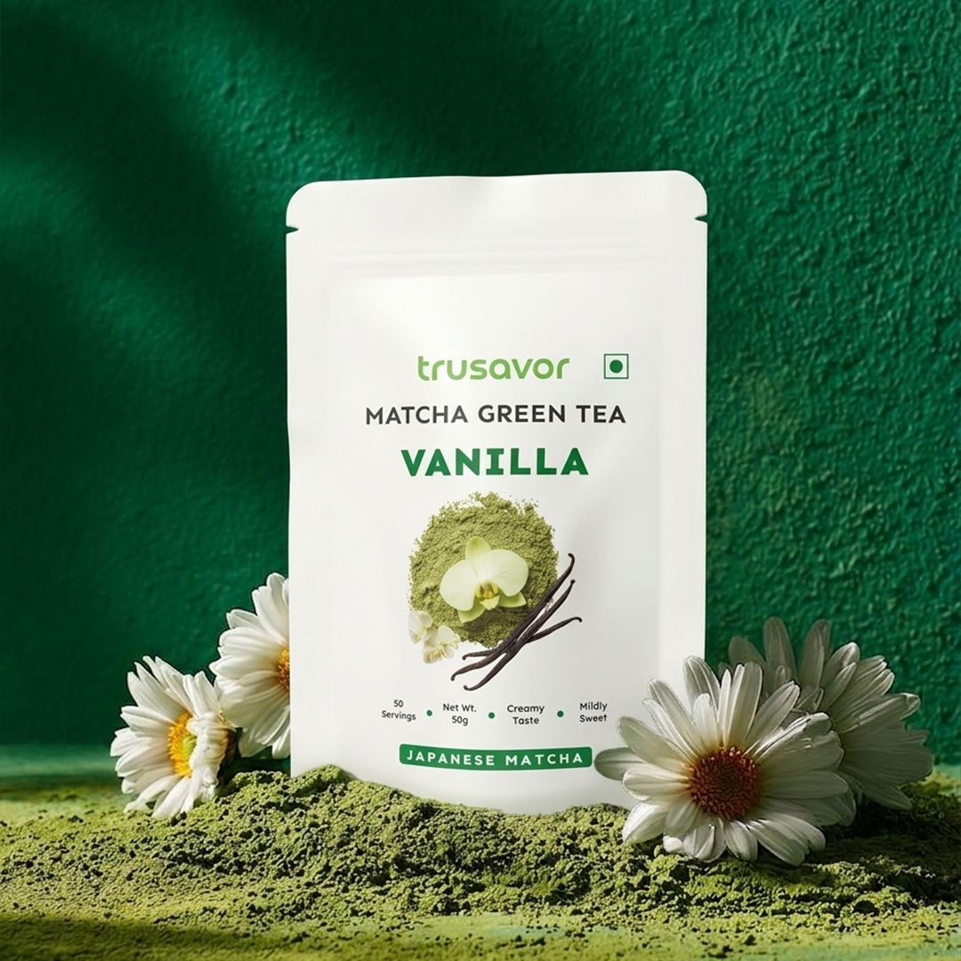 Vanilla Matcha Powder 50g | for Lattes, Smoothies & Iced Drinks